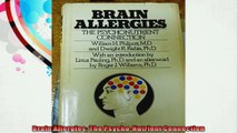 Brain Allergies The PsychoNutrient Connection