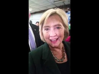 Hillary Clinton Tells Trump Supporter "I Don't Have Horns"