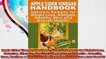 Apple Cider Vinegar Handbook Natures Remedy for Weight Loss Detoxing Allergies Healthy