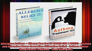 Allergies Asthma  Allergy Box Set 2 BOOKS FOR 1 OFFER  Asthma and Allergies Home