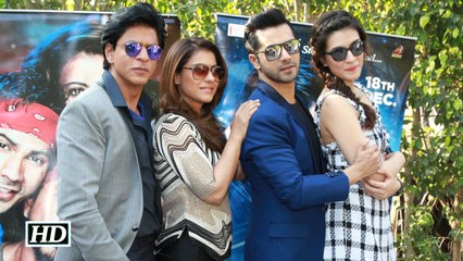 Dilwale Promotions in Delhi SRK Kajol Varun and Kriti Sanon