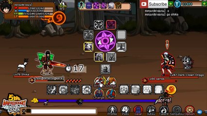 Ninja Saga PvP R.Balaj vs Carlos
