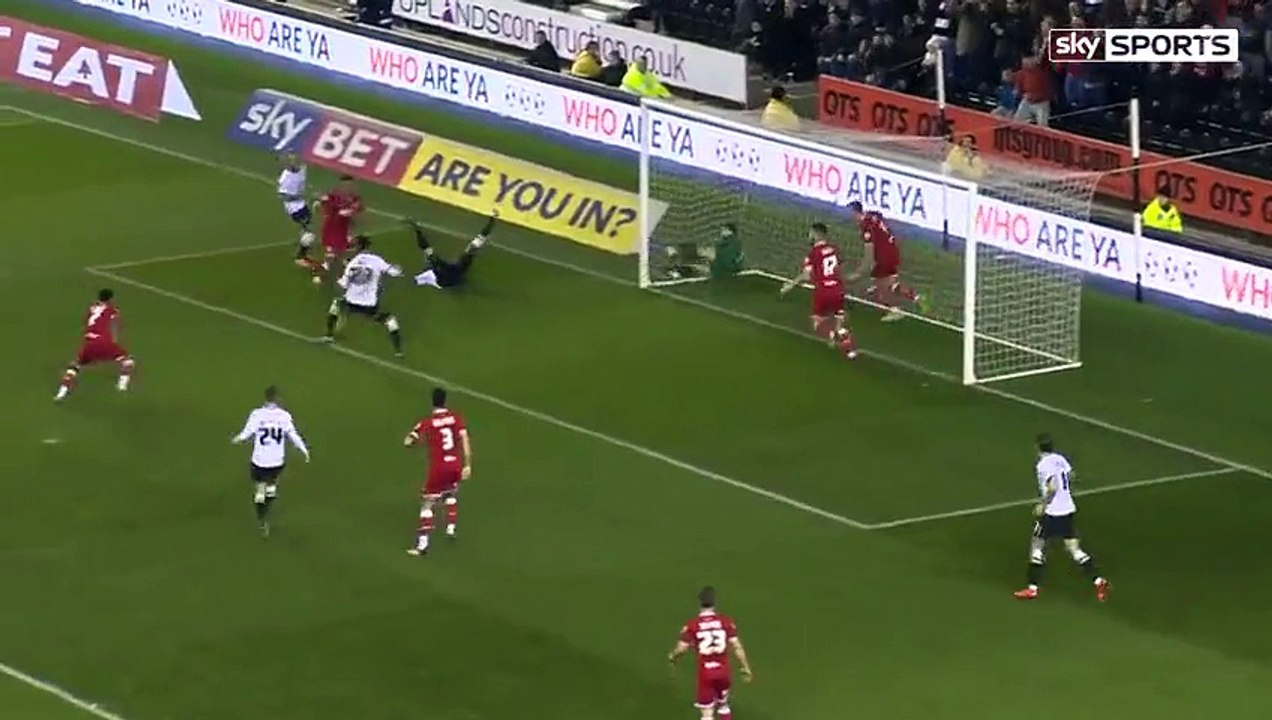 VIDEO Derby County 4 – 0 Bristol City (Championship) Highlights