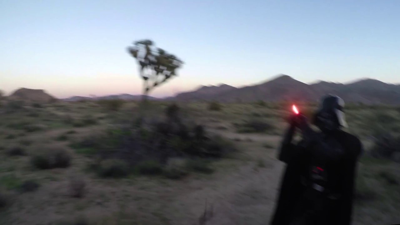 Jedi fights Darth Vader in real life and filmed with a GoPro is Awesome!