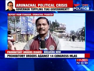 Prohibitory orders against 14 Congress MLA's
