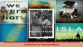 Read  Doing Documentary Work New York Public Library Lectures in Humanities Ebook Free
