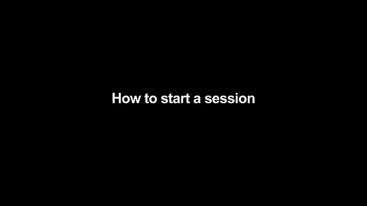 Starting an online session on VeriShow - Help Video