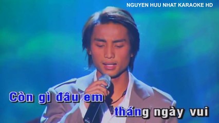Karaoke Xin Làm Người Xa Lạ Đan Nguyên HD