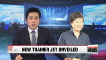 President Park attends launch of Korea's T-X jet designed for U.S. Air Force