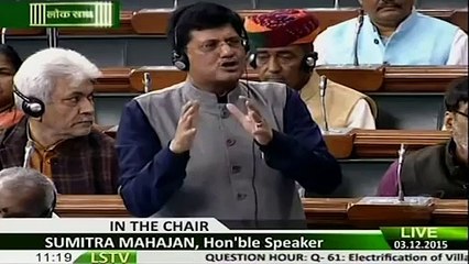 Shri Piyush Goyal reiterating commitment to electrifying 18500 villages within 1000 days.