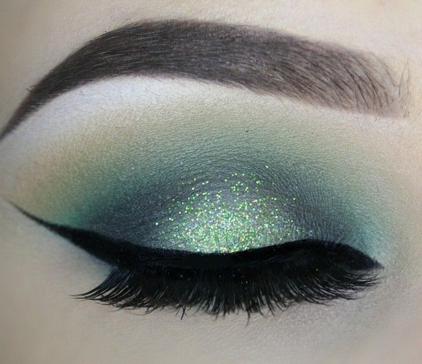 Turquoise Eye Makeup look