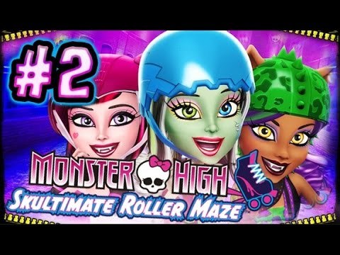 ☆ Monster High: Skultimate Roller Maze Walkthrough Part 2 (Wii, 3DS, DS) Full Gameplay ☆
