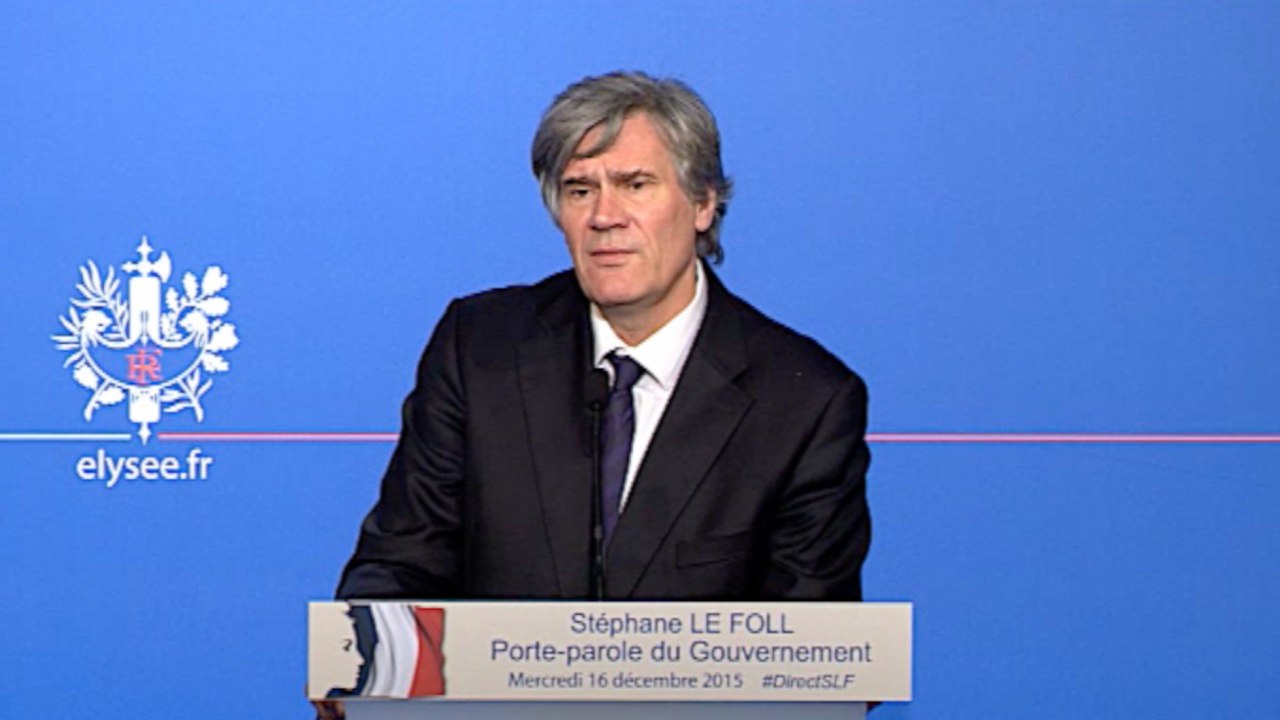 Compte rendu du Conseil des ministres du 16 décembre 2015