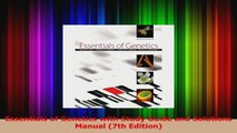 PDF Download  Essentials of Genetics with Study Guide and Solutions Manual 7th Edition Download Online