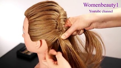 Fishtail braid. Hairstyles for long hair. Updo hairstyles