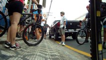 HOHOHO, Papai Noel, Noel nas trilhas faça chuca ou sol, Papai noel na bike,  com os amigos bikers, Tremembé, SP, Brasil, 2015