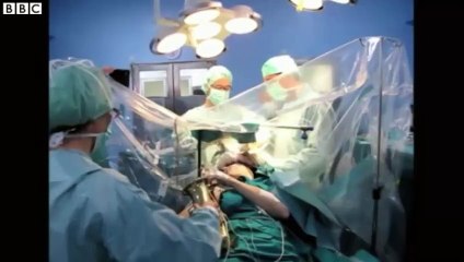 Patient plays saxophone during brain surgery