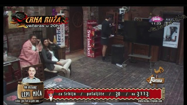 Farma 6/Kristijan pljeska Staniju po gu*i i rado bi je zaskocio ovako zagrejan