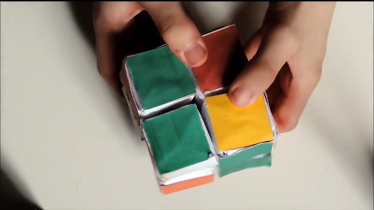 How To Make A Working Rubiks Cube Out Of Paper! - Dailymotion Video