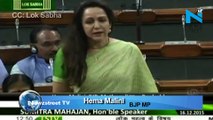 Expressing her views  in parliament on Nirbhaya incident