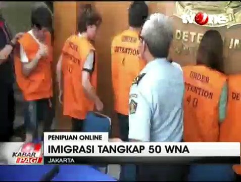Petugas Akan Deportasi 50 WNA Pelaku Cyber Crime