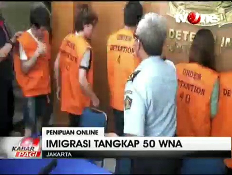 Petugas Akan Deportasi 50 WNA Pelaku Cyber Crime