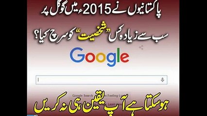 top word search google in Pakistan 2015