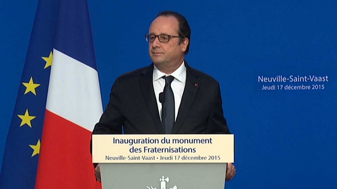 Discours lors de l'inauguration du monument des fraternisations à Neuville-Saint-Vaast