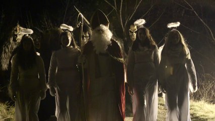 En autriche pour Noel on fait flipper les gens!!! Tradition...