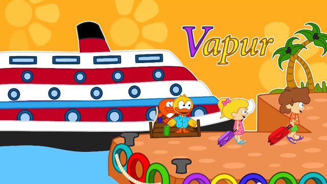 V Harfi - ABC Alfabe SEViMLi DOSTLAR Eğitici Çizgi Film Çocuk Şarkıları Videoları