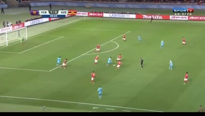 Luis Suarez Second Great Volley Goal ~ Barcelona vs Guangzhou 2-0