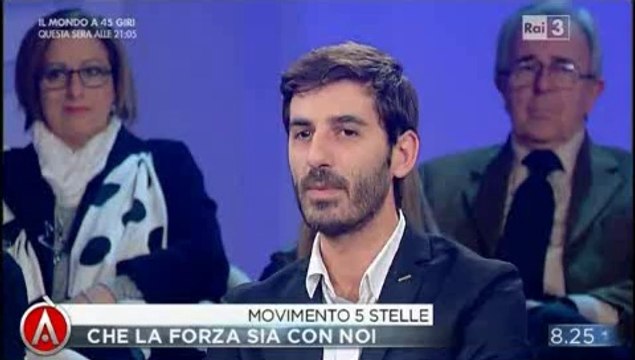 Alessio Villarosa M5S: 130 mila risparmiatori sul lastrico! Agorà Rai (17 dicembre 2015)