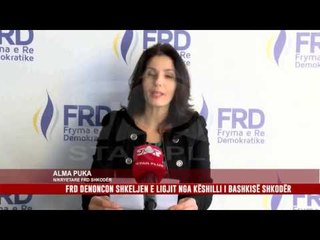 FRD DENONCON SHKELJEN E LIGJIT NGA KËSHILLI I BASHKISË SHKODËR