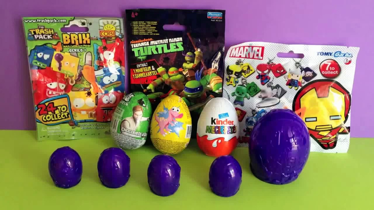 Neue Trash-Pack Eier Spielzeug Teenage Mutant Ninja Turtles Blindsack Kinder Überraschungseier
