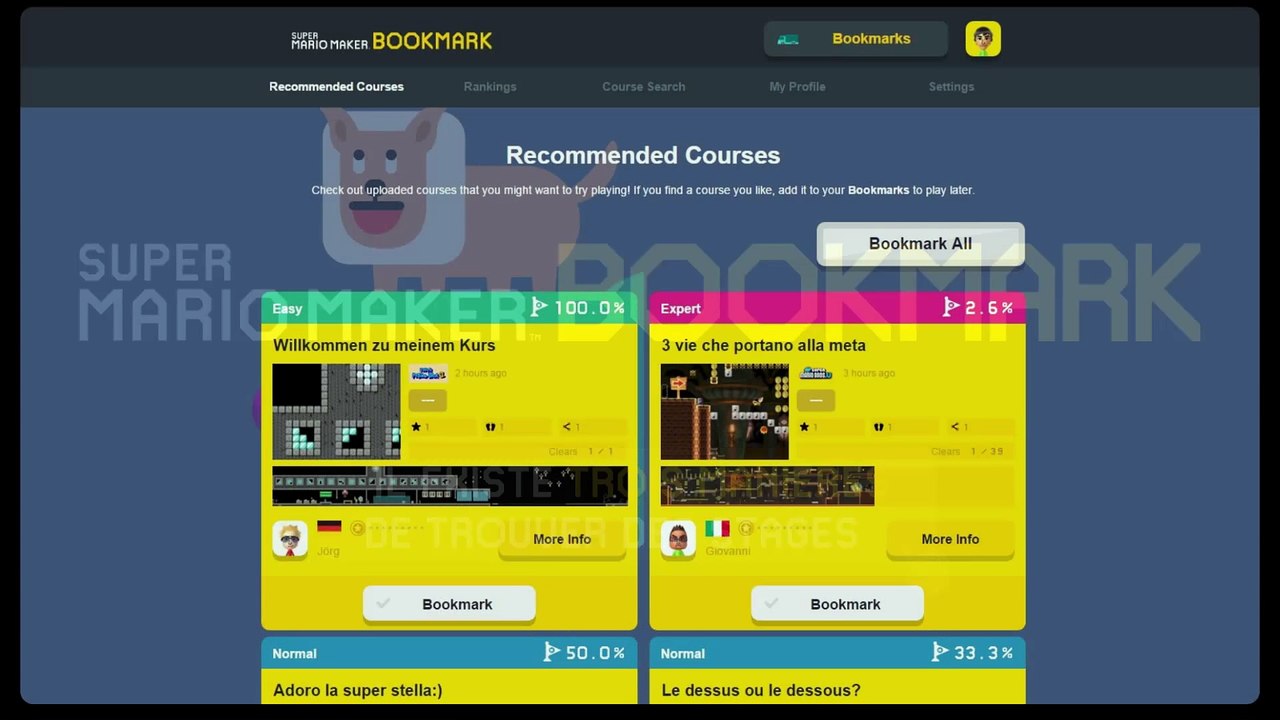 Super Mario Maker : présentation du portail web pour lé 22 décembre 2015