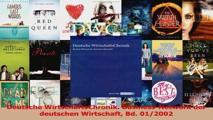 Lesen  Deutsche WirtschaftsChronik BusinessNetwork der deutschen Wirtschaft Bd 012002 Ebook Frei