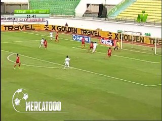 هدف الزمالك الأول الرائع لعمرو جابر فى مرمى حرس الحدود