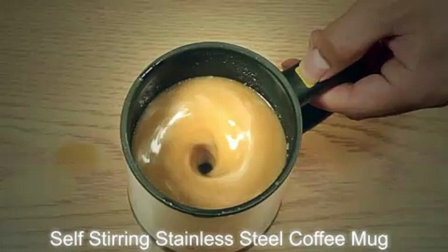 Stainless Steel Self Stirring Coffee Mug