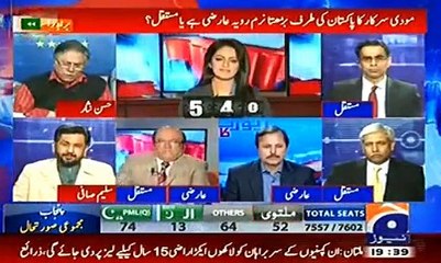 Pait kerwata hai dictate - Hassan Nisar views on Indo-pak relations