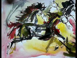 How to draw horses with M.V.