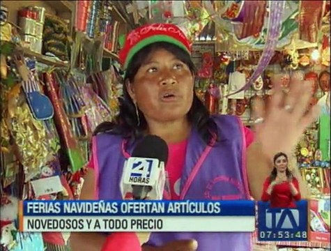 Ferias navideñas ofertan artículos novedosos y a todo precio