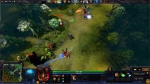 Dota 2 красиво играет Beautiful game