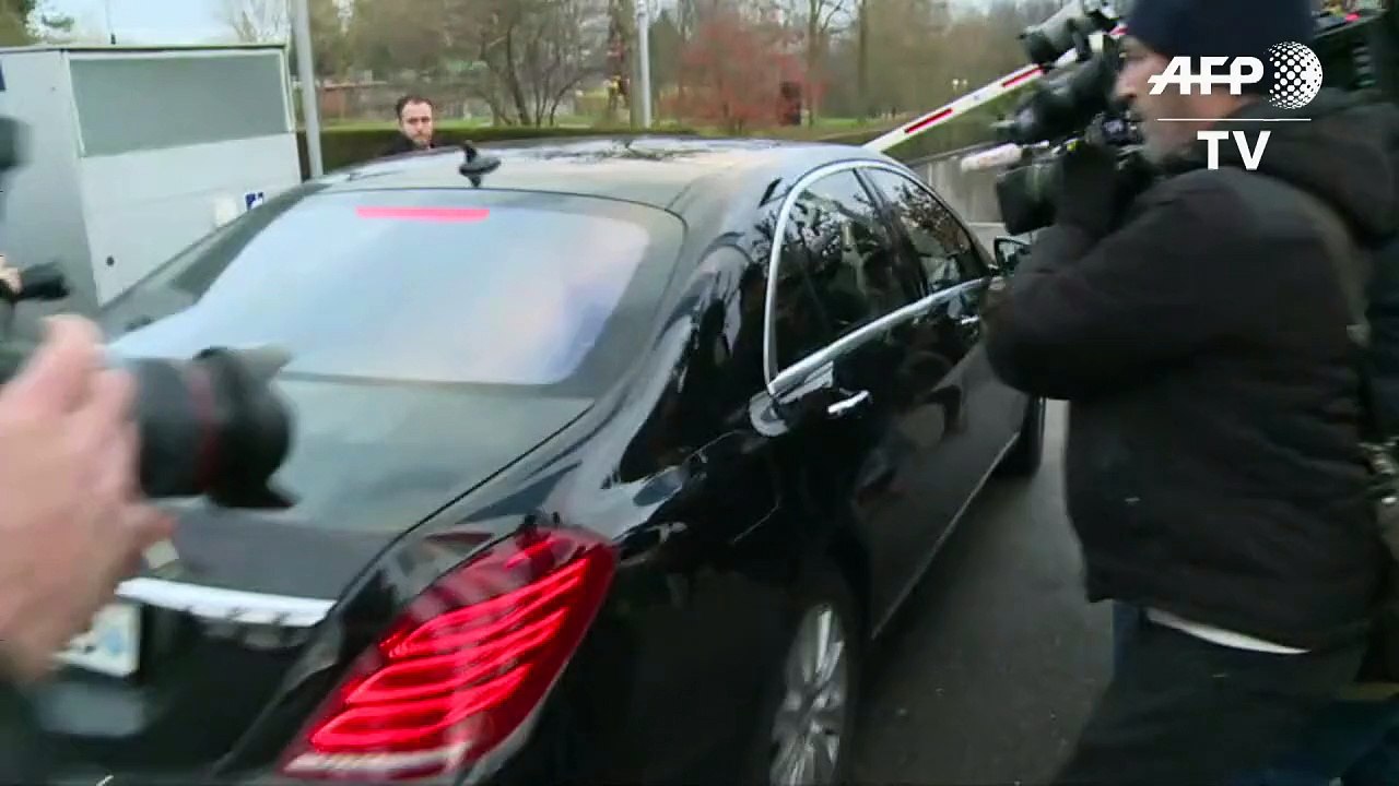 Sepp Blatter attends FIFA hearing