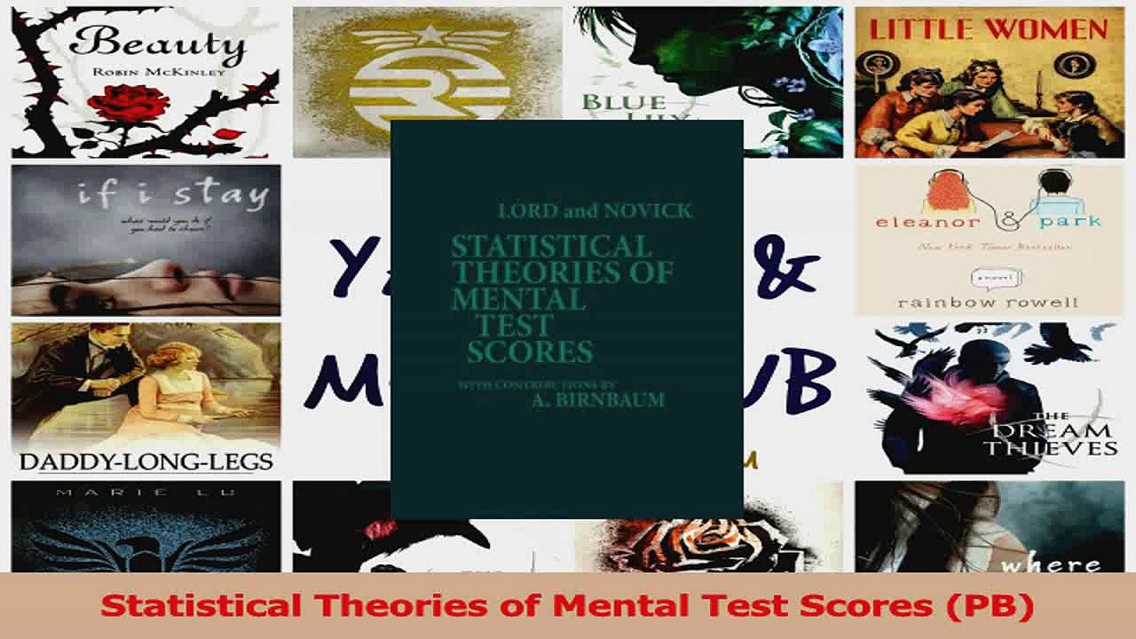 Statistical Theories of Mental Test Scores PB Read Online
