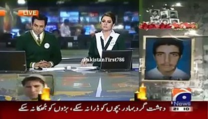 TV News Anchors Rabia & Junaid Casting News with APS School Uniform