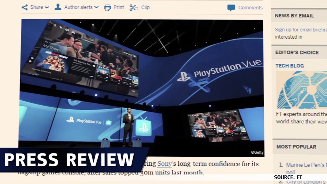 Ventes de la PS4 de Sony