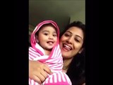 Cute Indian Girl With Her Sweet Baby - CUTEST REACTION EVER !!!