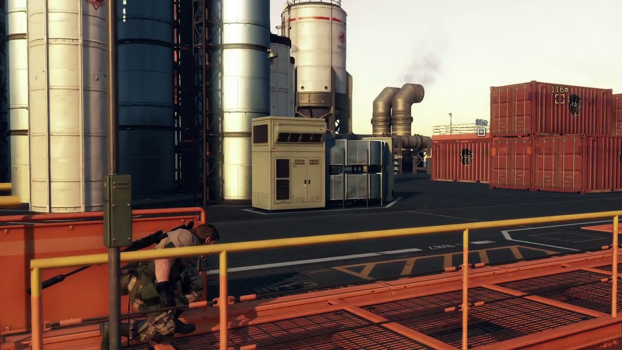 METAL GEAR SOLID V: THE PHANTOM PAIN - Mission#22 "RETAKE THE PLATFORM" - Simple Play
