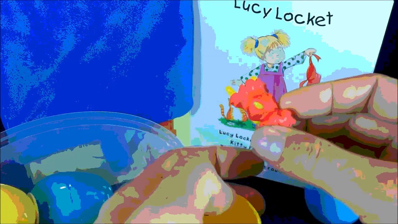 chansons en anglais Lucy Locket Lost Her Pocket |  Nursery Rhymes | Surprise eggs toys | Canción infantil | Kinderreim