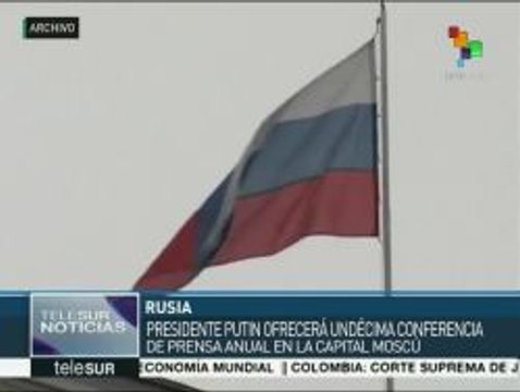 Rusia: Putin ofrece hoy su tradicional conferencia de prensa anual